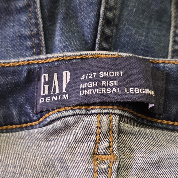 Gap High Rise Universal Legging Medium Charlotte Size 4/27 Short - Picture 11 of 13